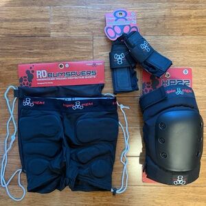 Triple8 Knee Pads, Wrist Guards, Bumsavers